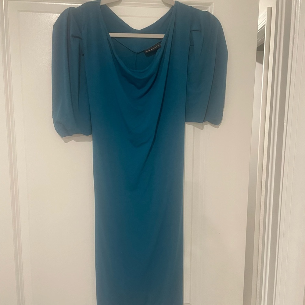 New York & Company Teal Dress